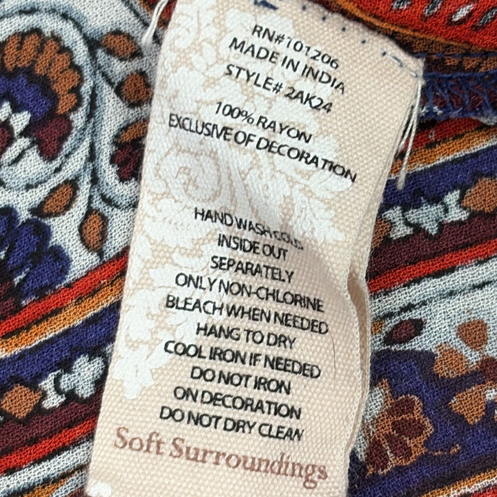 Soft Surroundings Multicolored Sequin Embellished… - image 5